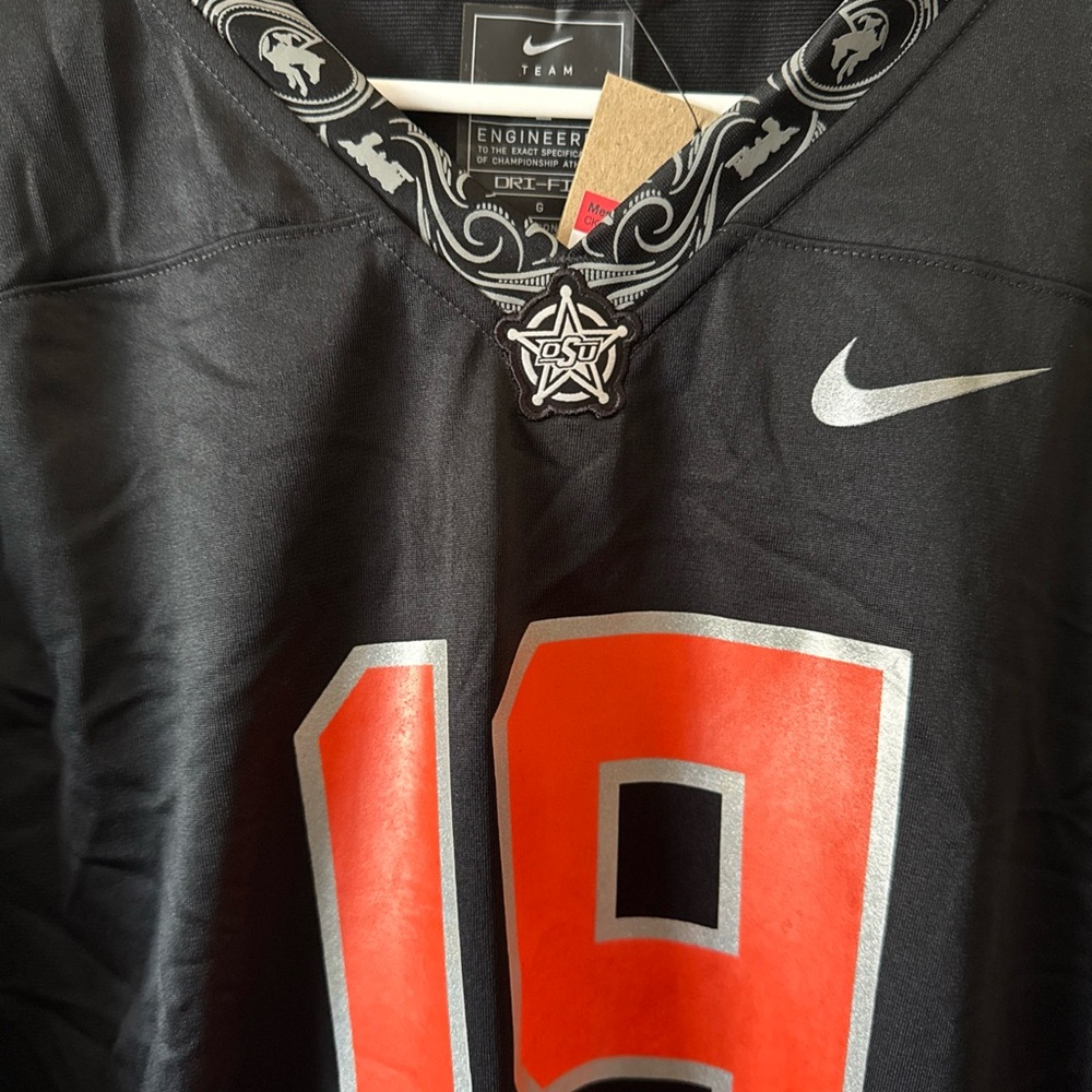 Men’s Nike Trey Glasper #19 Oregon State Beavers Alt. Jersey Sz L - Black NWT - Picture 2 of 6